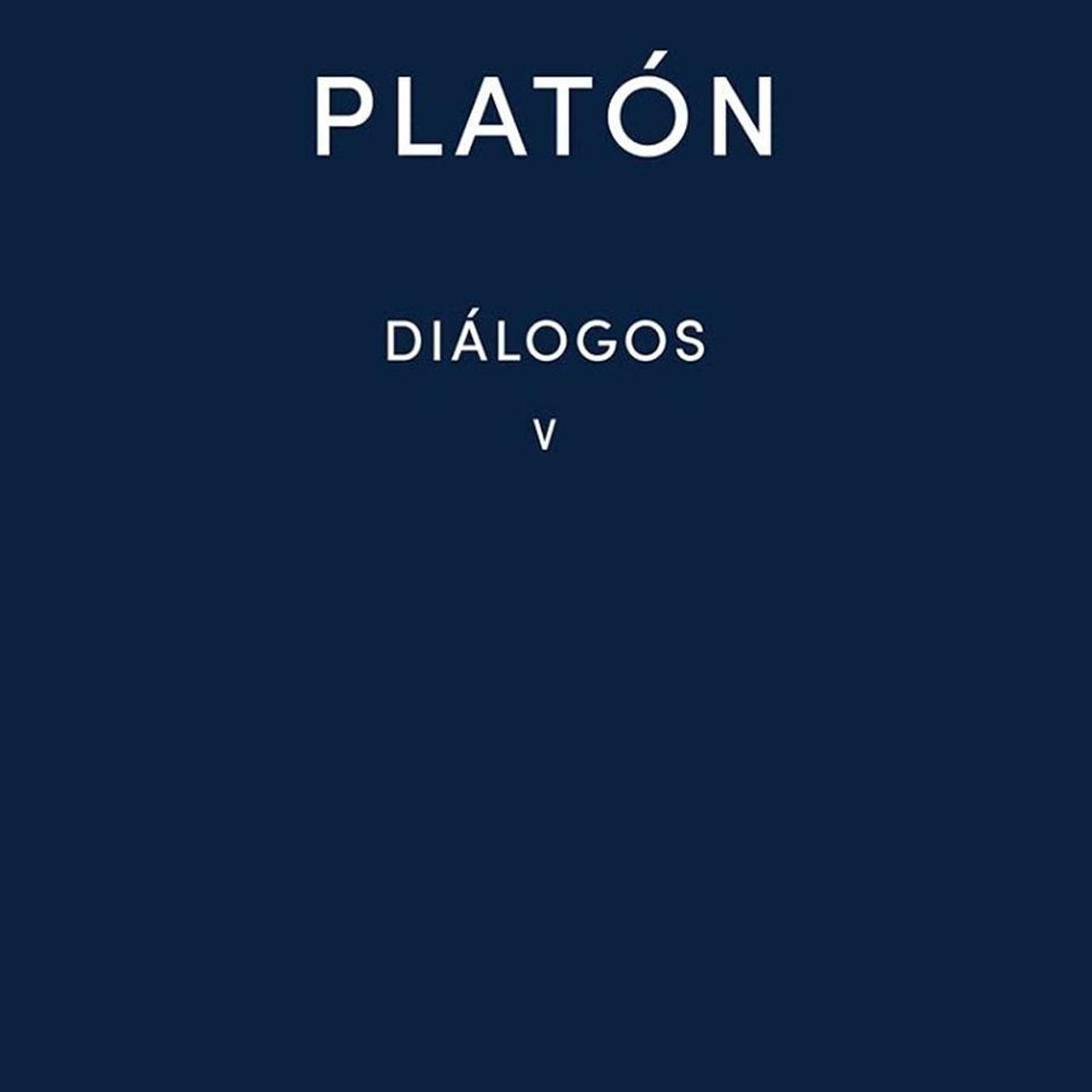 GENERICO - Diálogos V. Platón (t.d)