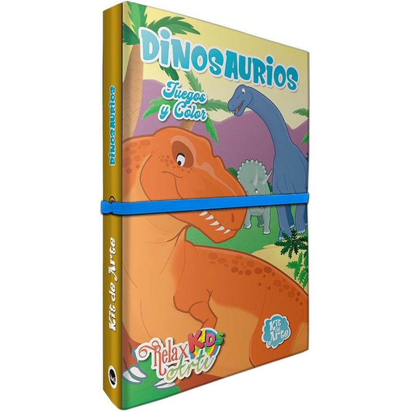 GENERICO - Kit De Arte. Dinosaurios. Juegos Y Color