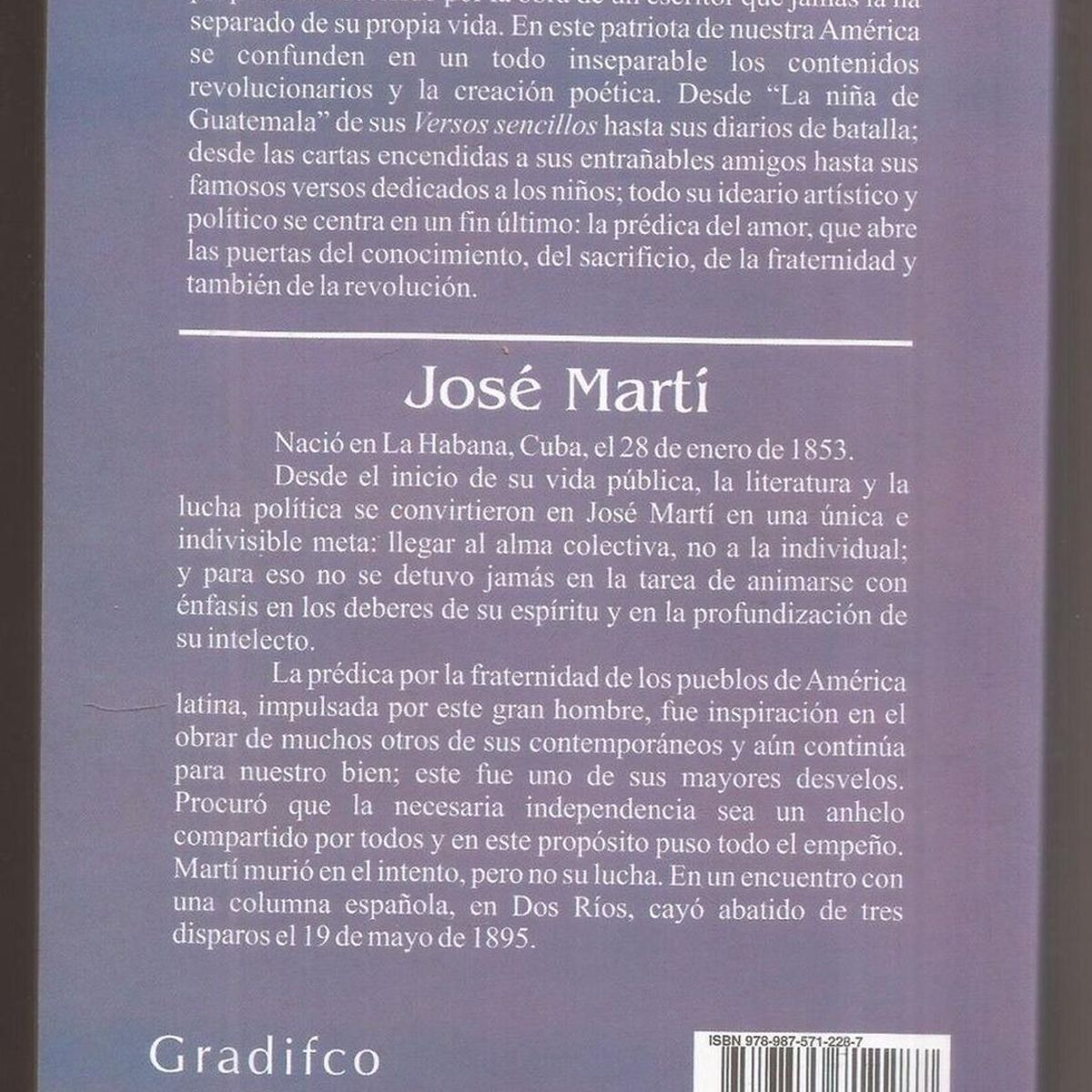 GENERICO - Poesía Y Prosa. José Martí