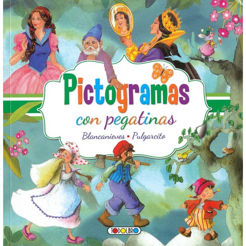 SUSAETA - Pictogramas Con Pegatinas: Blancanieves, Pulgarcito