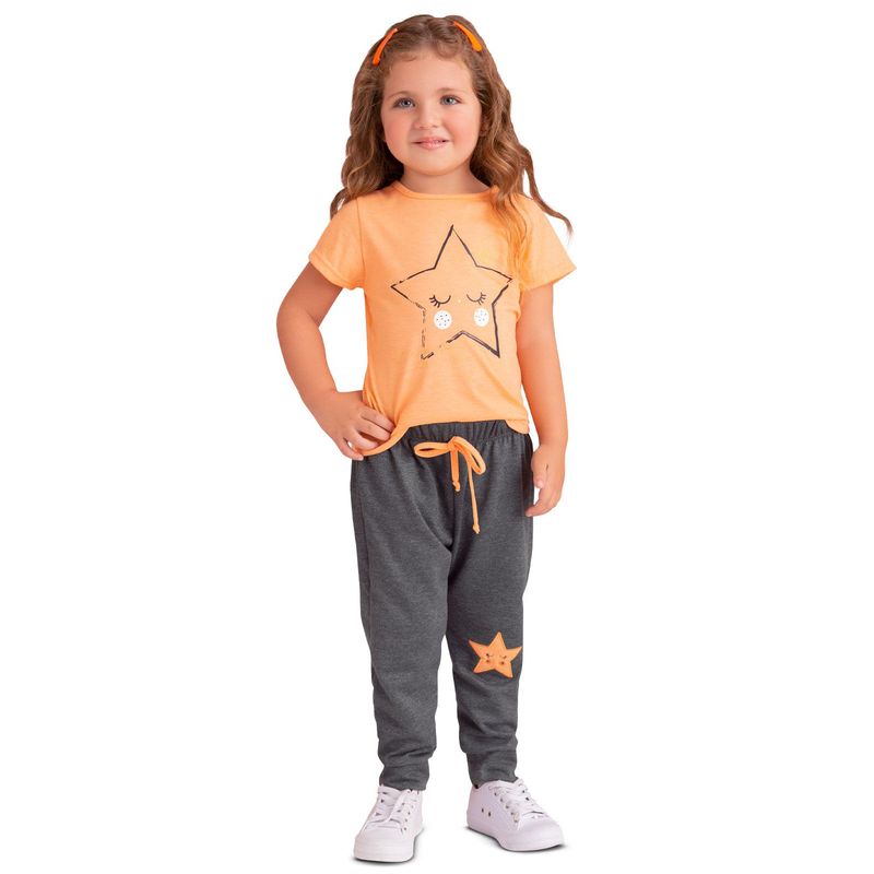 MARKETING PERSONAL - Conjunto Infantil Bebés Naranja Mp 87651