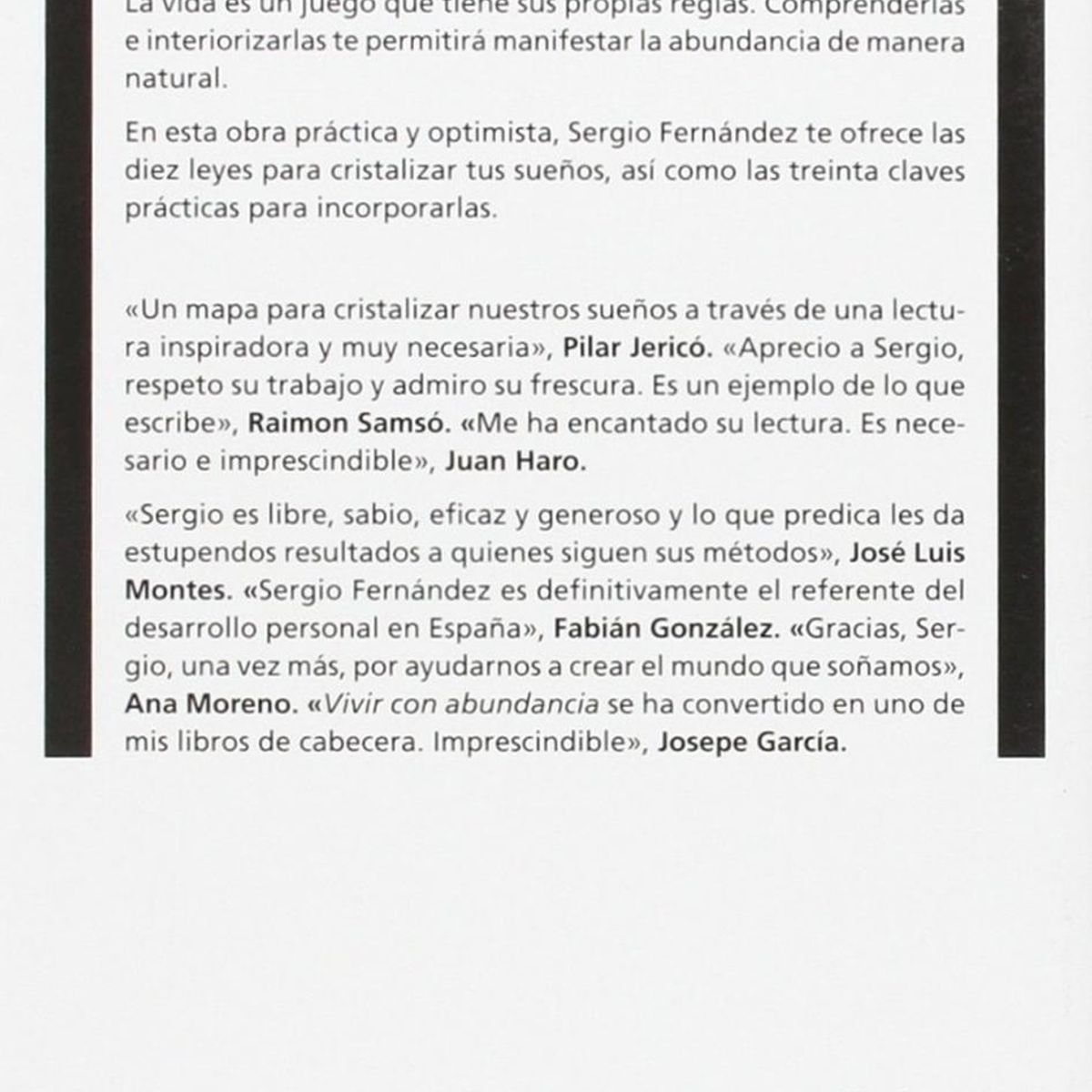 PLATAFORMA - Vivir Con Abundancia. Sergio Fernández