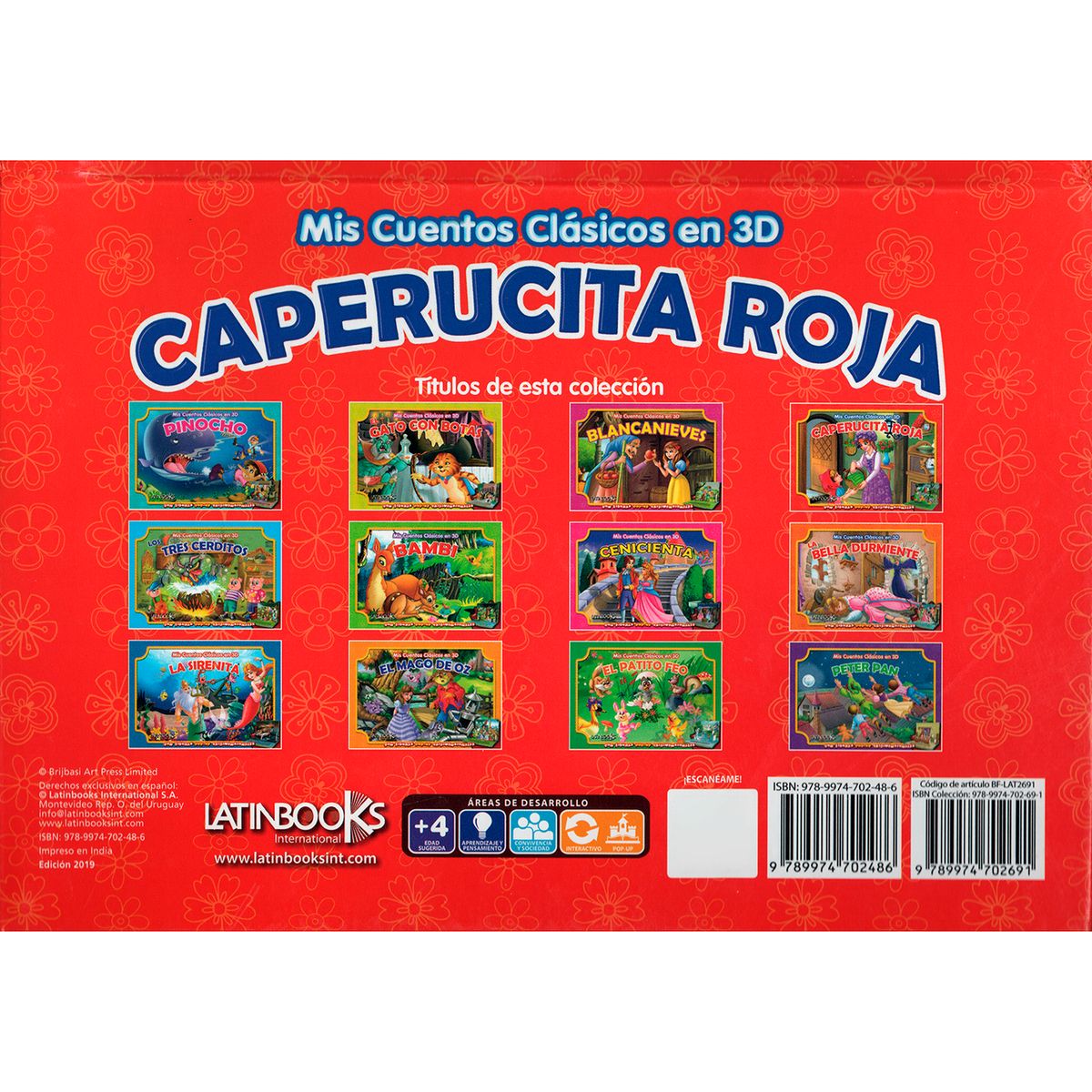 GENERICO - Mis Cuentos Clásicos En 3d. Caperucita Roja