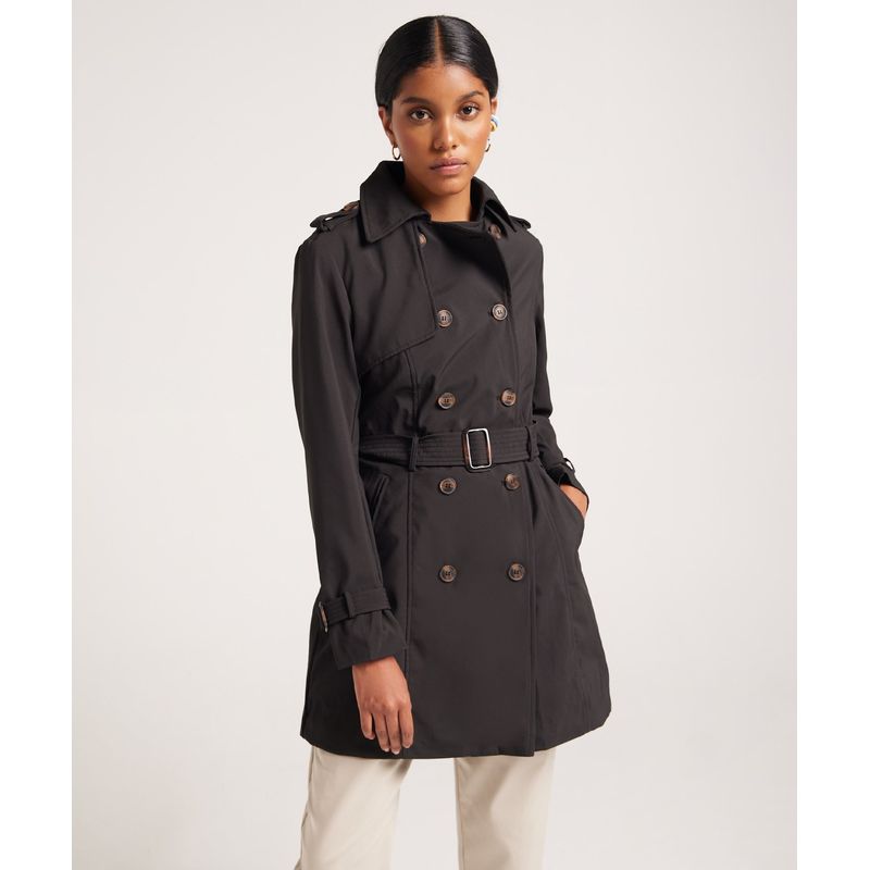 SEVEN SEVEN - Chaqueta Para Mujer Abrigo Color Negro Marca Seven Seven #28080629