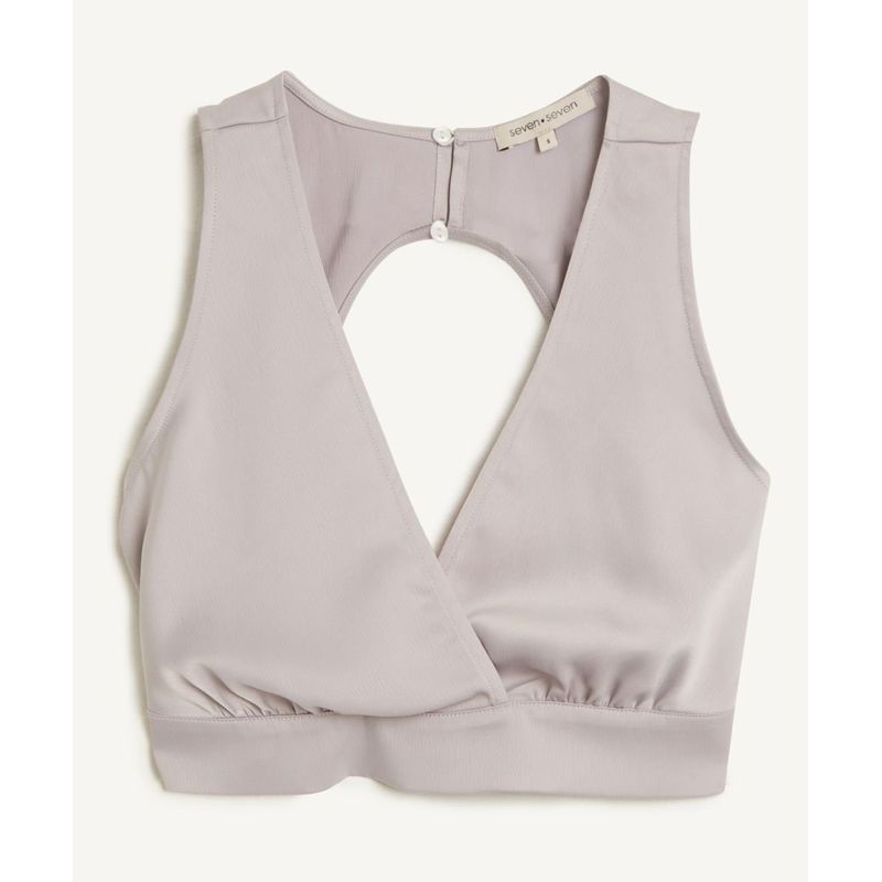 SEVEN SEVEN - Blusa Para Mujer Manga Sisa Color Gris  Marca Seven Seven #28123716