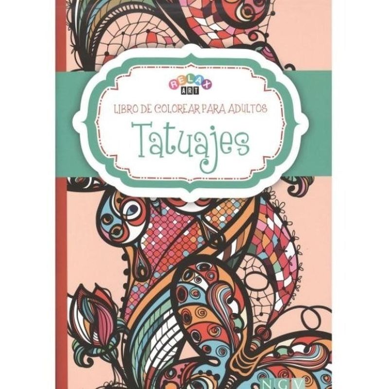 GENERICO - Tatuajes. Libro Para Colorear Para Adultos