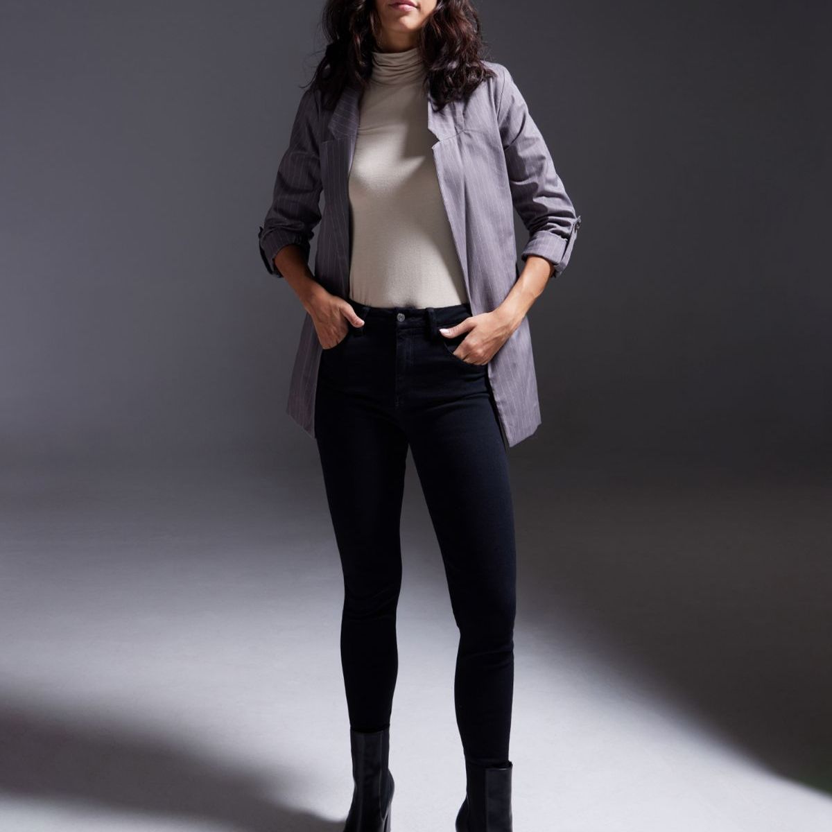 SEVEN SEVEN - Blazer Para Mujer Blazer Color Gris  Marca Seven Seven #28400038