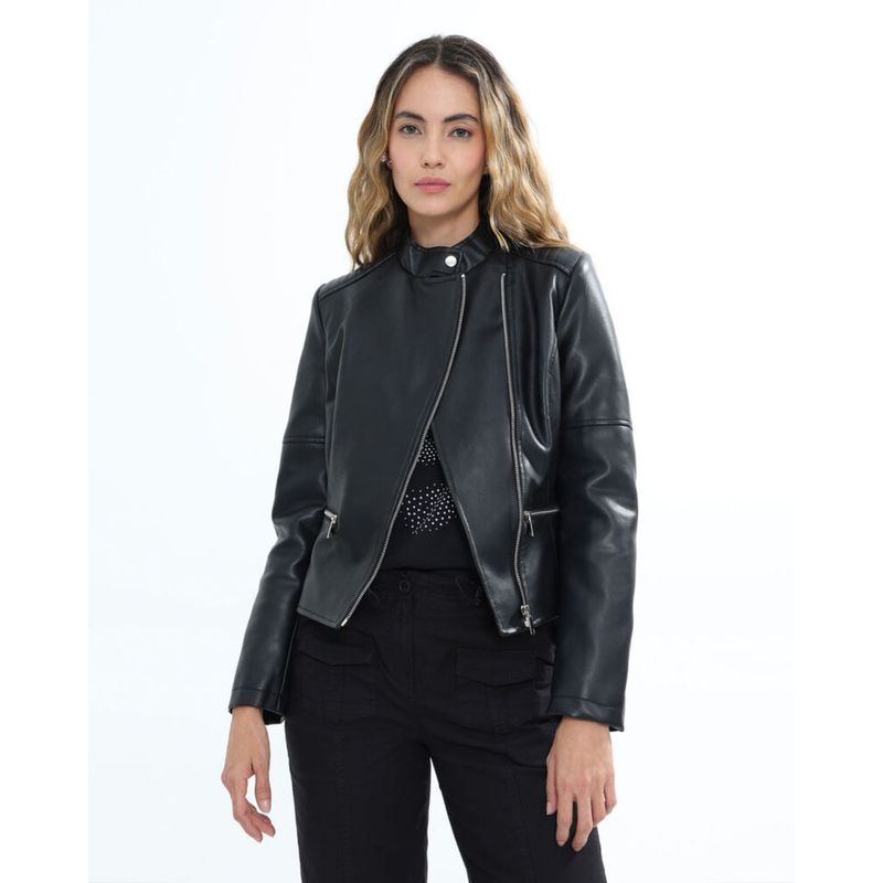 SEVEN SEVEN - Chaqueta Para Mujer Pu Color Negro Marca Seven Seven #28080645