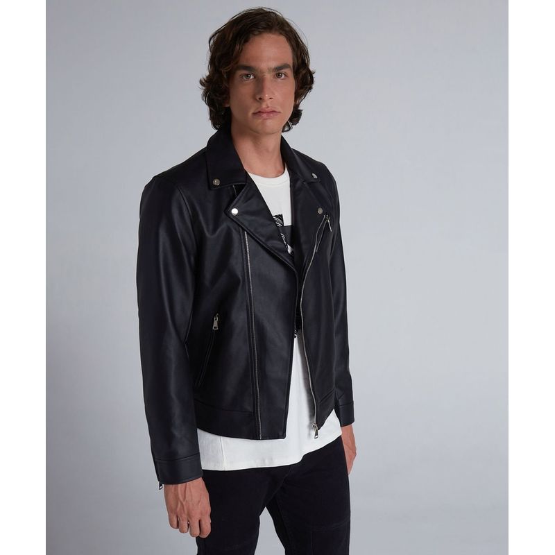 SEVEN SEVEN - Chaqueta Para Hombre Pu Color Negro Marca Seven Seven #45080379