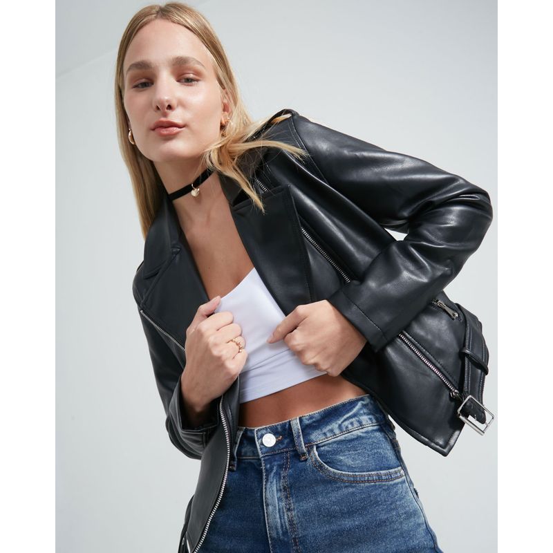 SEVEN SEVEN - Chaqueta Para Mujer Pu Color Negro Marca Seven Seven #28080644