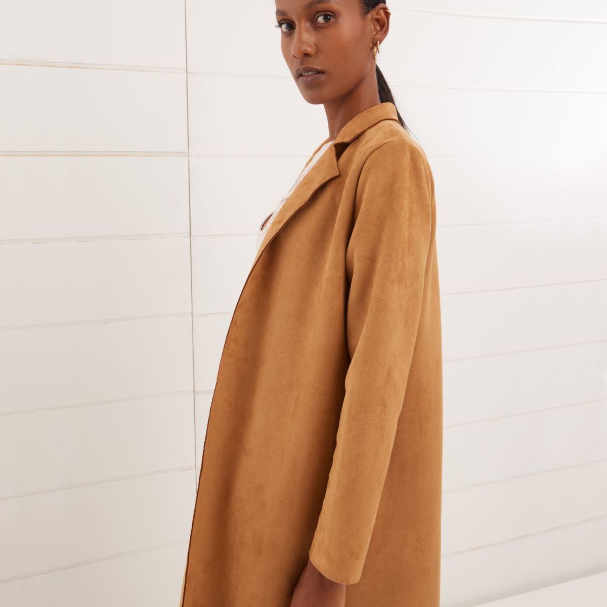 SEVEN SEVEN - Chaqueta Para Mujer Abrigo Color Camel Marca Seven Seven #28080806