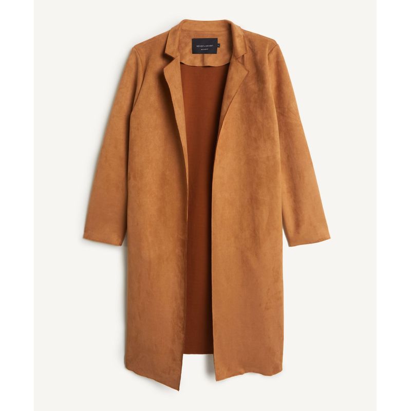 SEVEN SEVEN - Chaqueta Para Mujer Abrigo Color Camel Marca Seven Seven #28080806