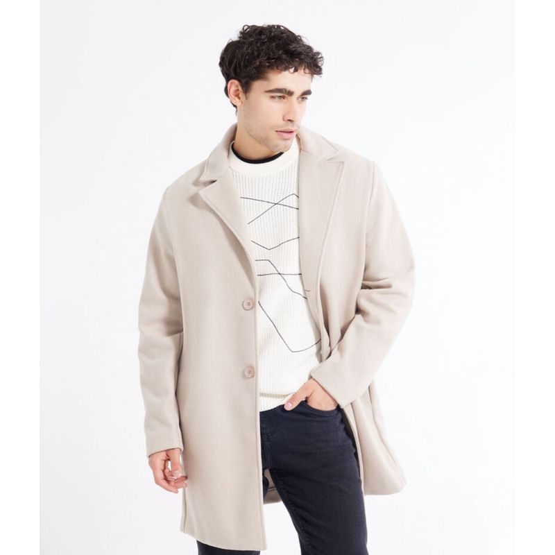 SEVEN SEVEN - Chaqueta Para Hombre Abrigo Color Beige Marca Seven Seven #45080401