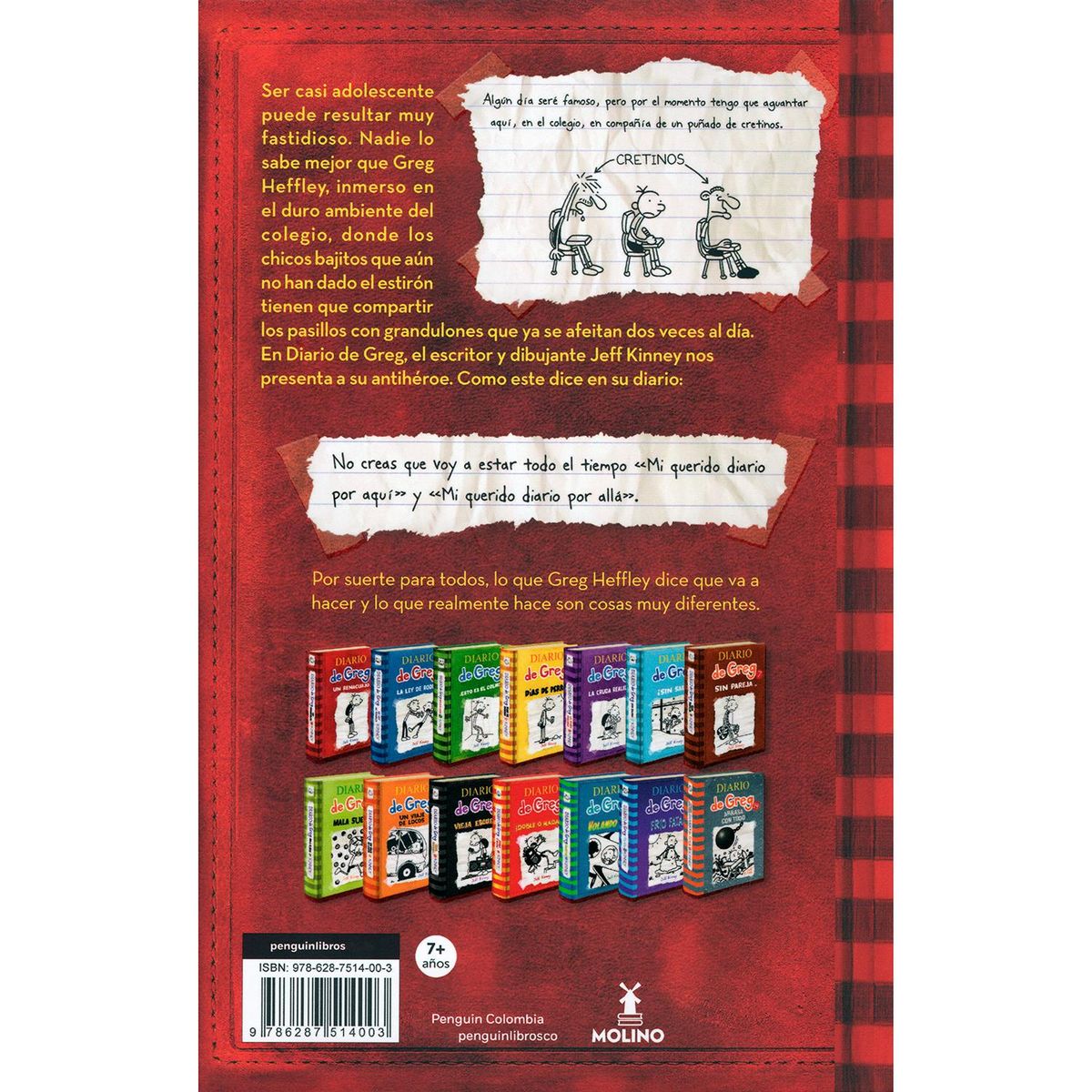 MOLINO - Diario De Greg 1. Un Renacuajo. Jeff Kinney