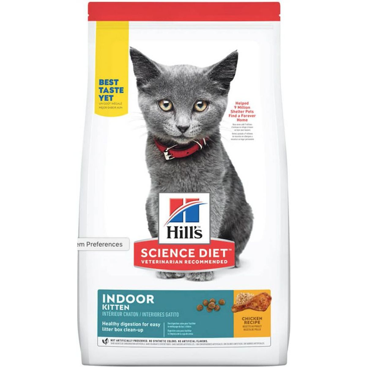 HILLS - Hills Gatos Kitten Indoor Cachorros Interiores 7lb
