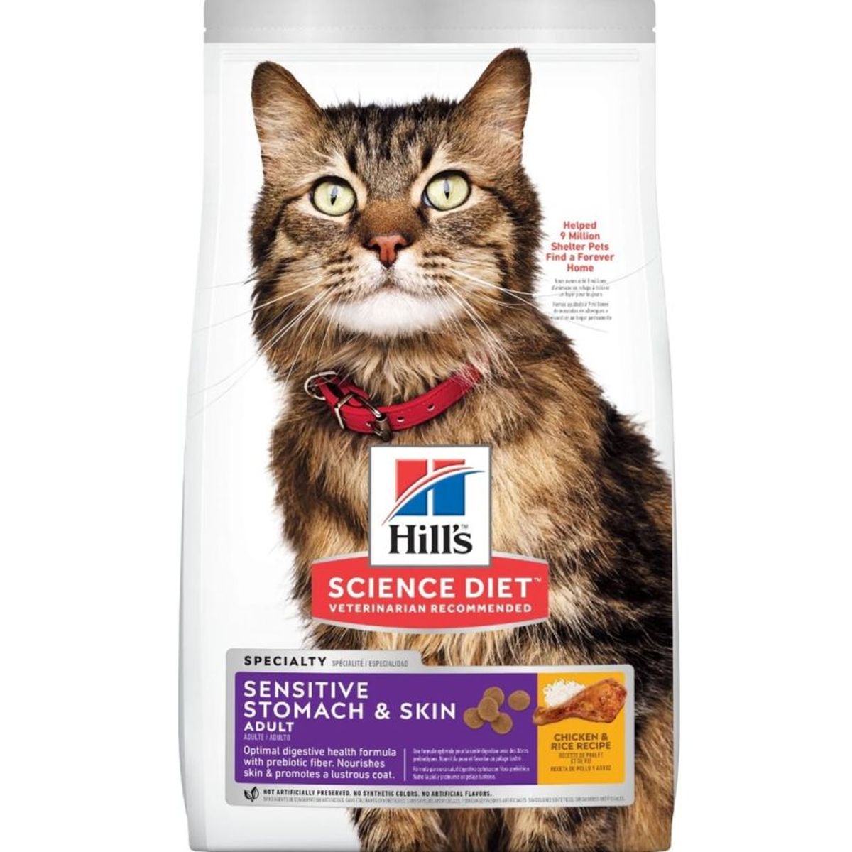 HILLS - Hills Gatos Sensitive Stomach Skin Salud Intestinal 3.5lb