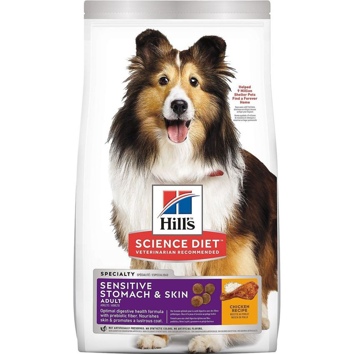 HILLS - Hills Perros Sensitive Stomach Skin Estomag Piel Sens 15.5lb