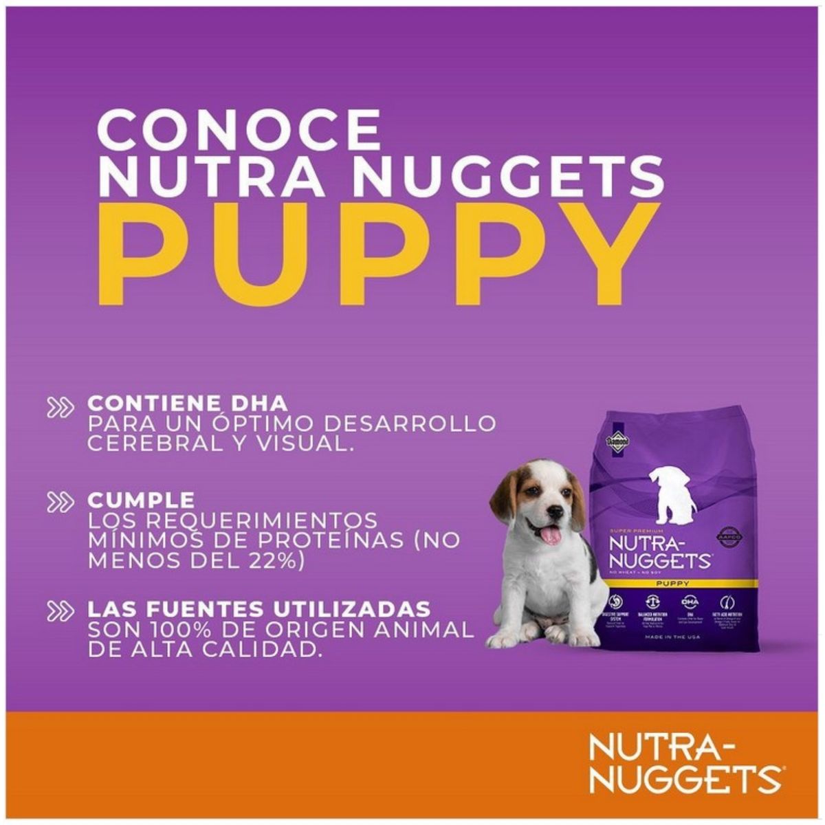 NUTRA NUGGETS - Nutranuggets Puppy Perros Cachorros 7.5 kg
