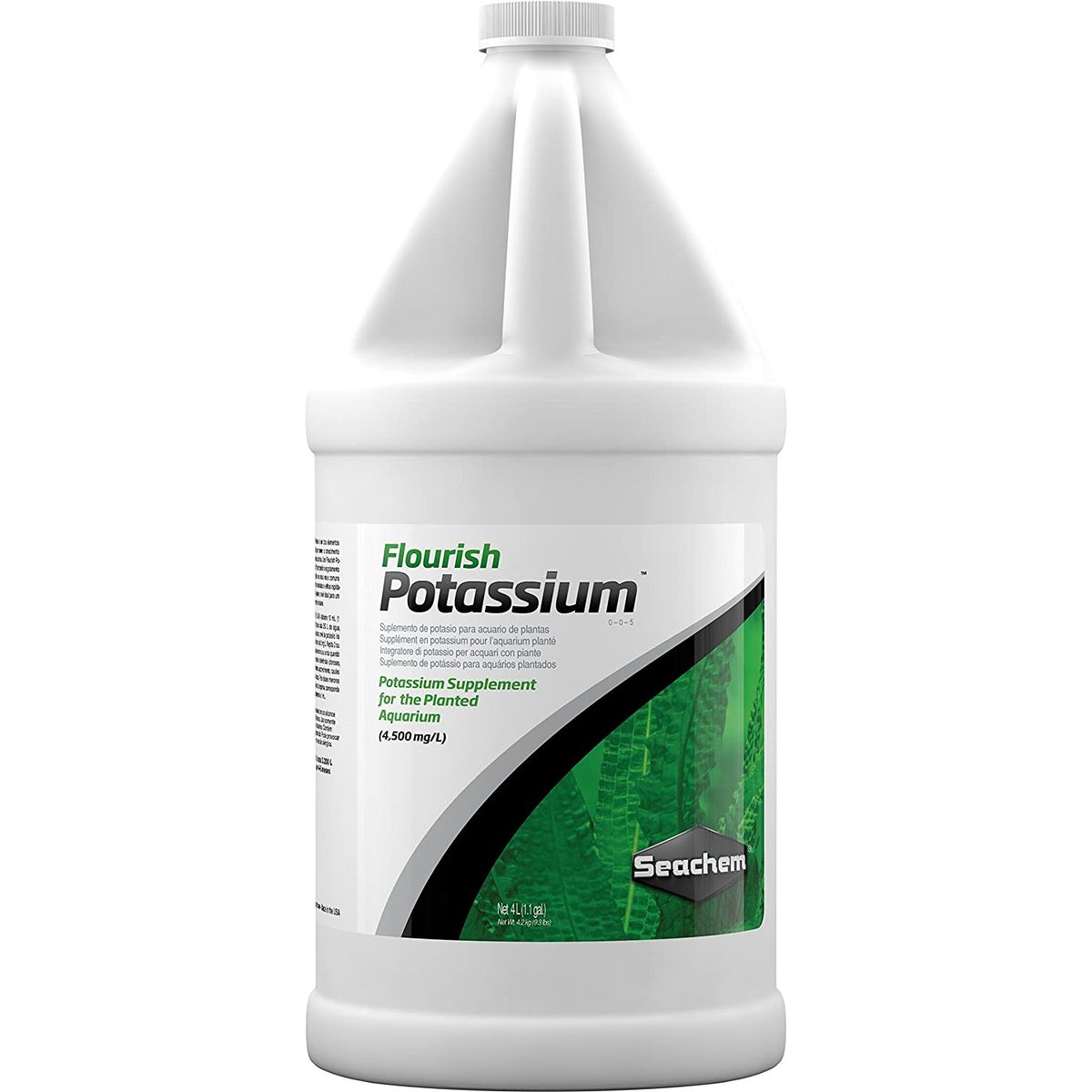SEACHEM - Seachem Flourish Potassium 4lt Fertilizante Acuarios