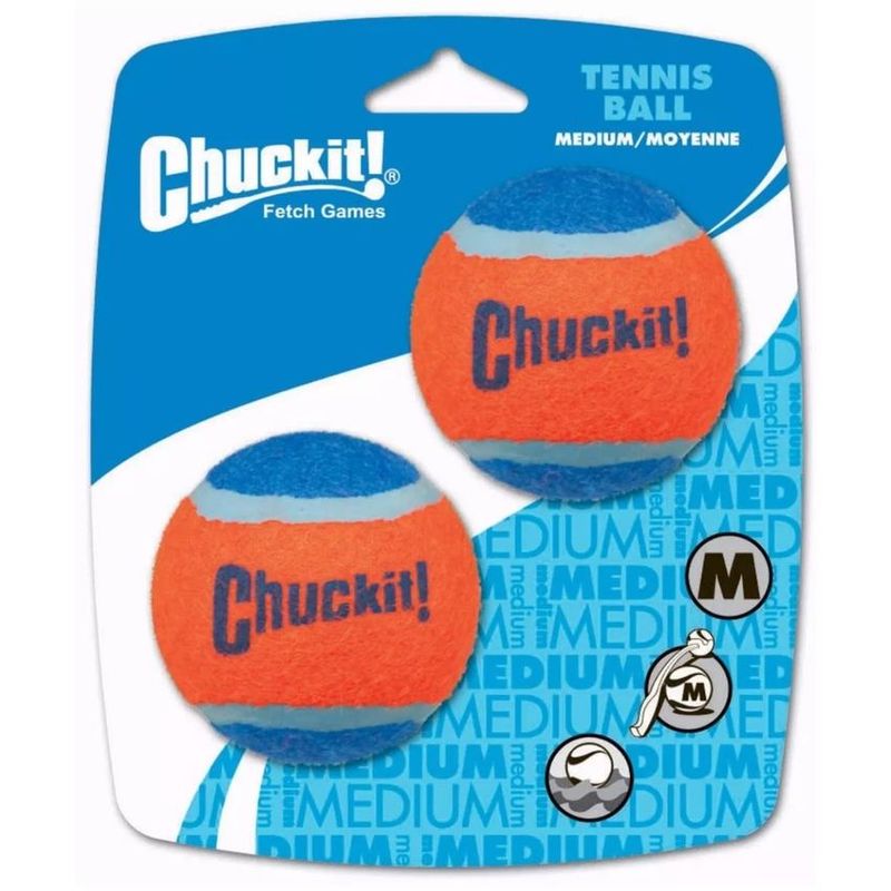 PETMATE - Juguete Perros Chuckit Tennis Ball Alta Visibilidad Medium