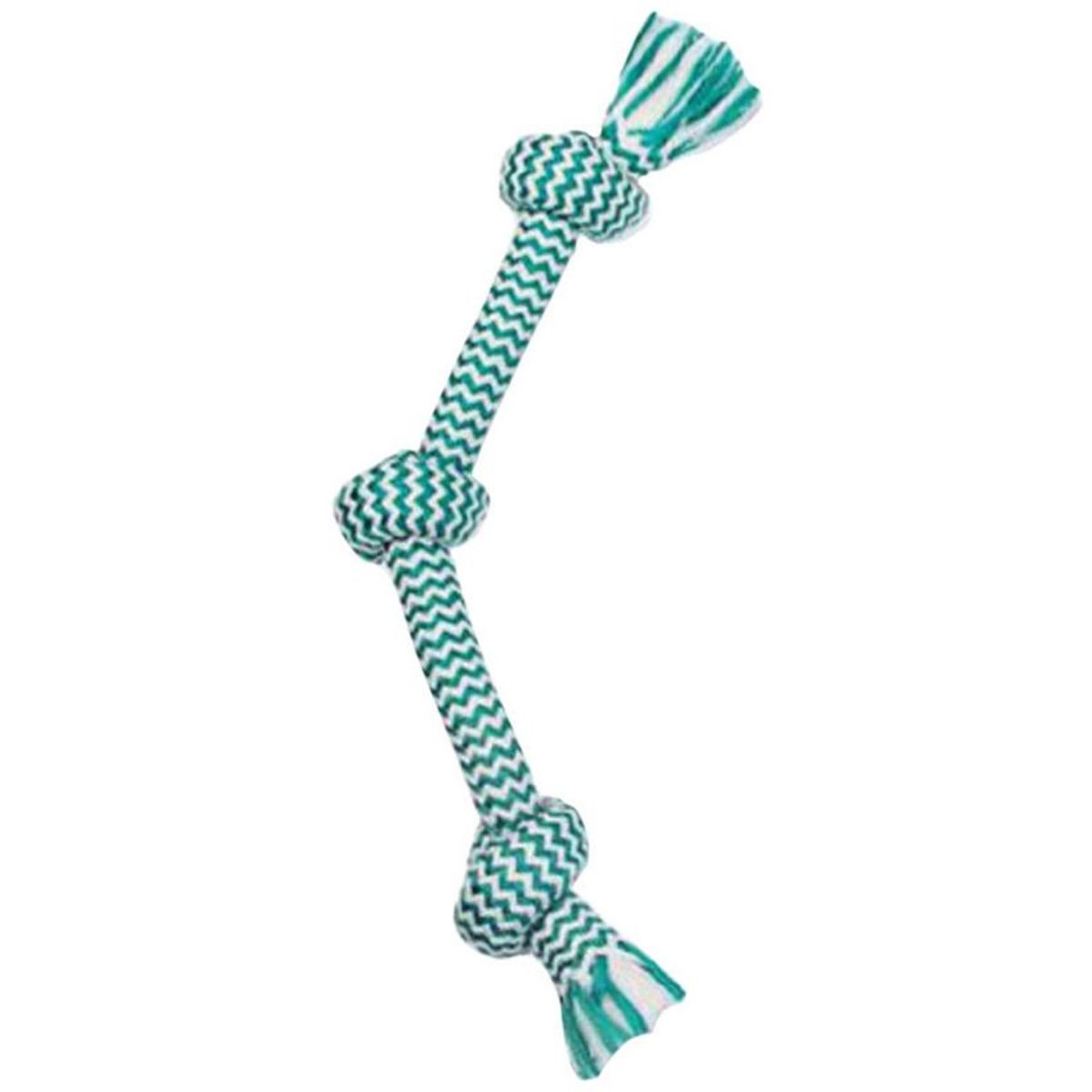 MAMMOTH - Juguete Perros Cuerda Mammoth 3 Nudos Sabor Menta Medium