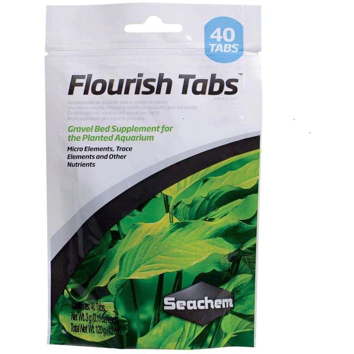 SEACHEM - Seachem Flourish Tabs 40 Tabletas Fertilizante Plantas