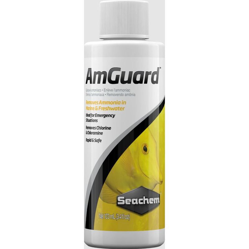 SEACHEM - Seachem Amguard Acondicionador Eliminador Amonios 100ml