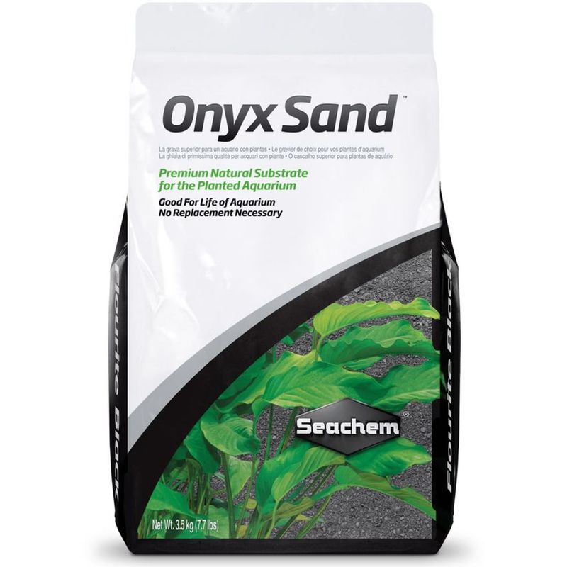 SEACHEM - Seachem Onyx Sand Acuarios Plantados 3.5kg Sustrato