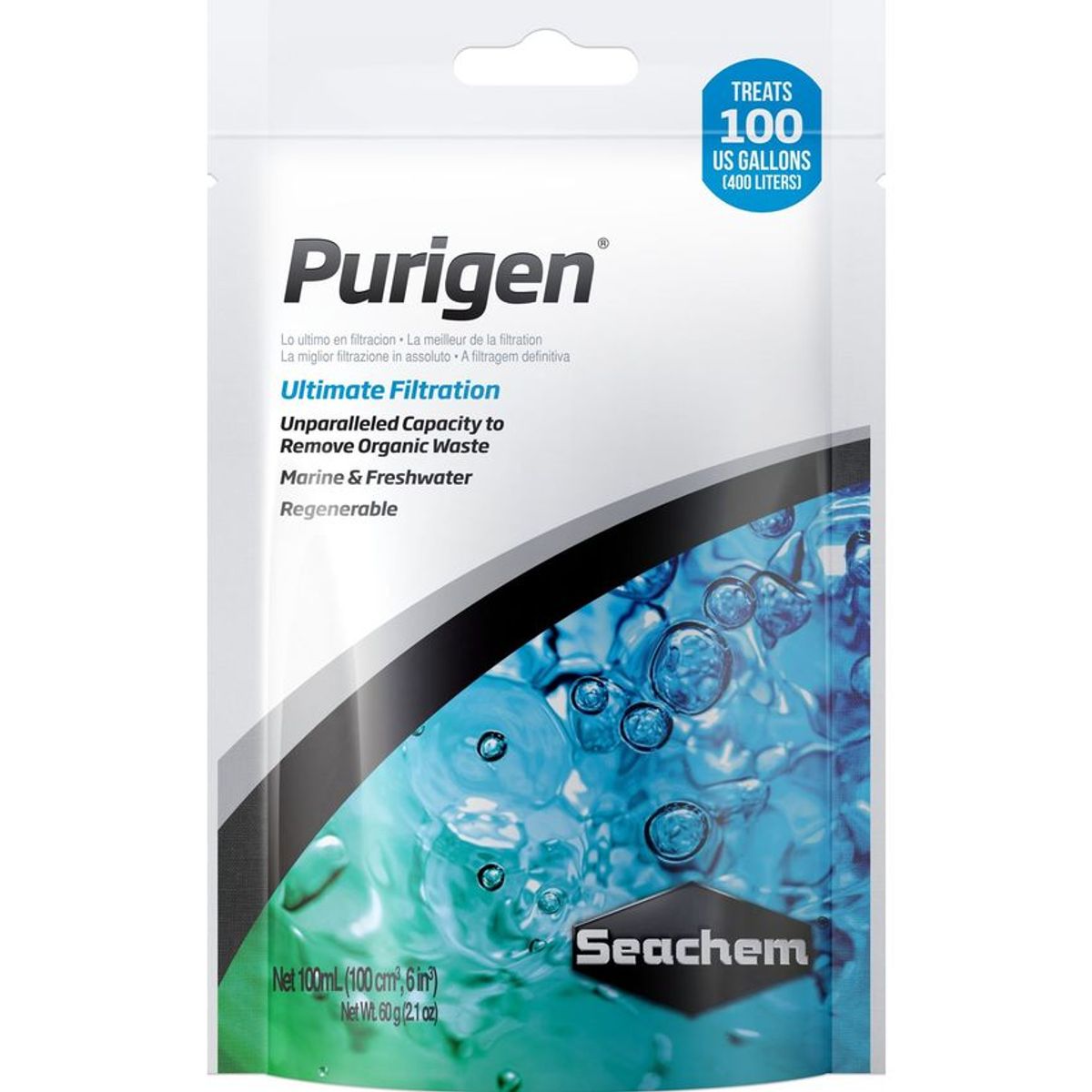 SEACHEM - Seachem Purigen 100ml Filtración Absorbente