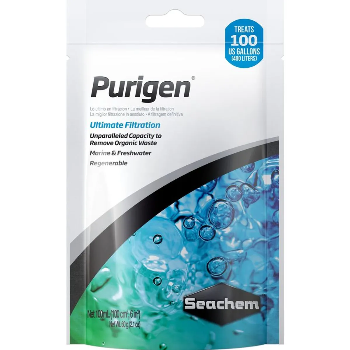SEACHEM - Seachem Purigen 100ml Filtración Absorbente