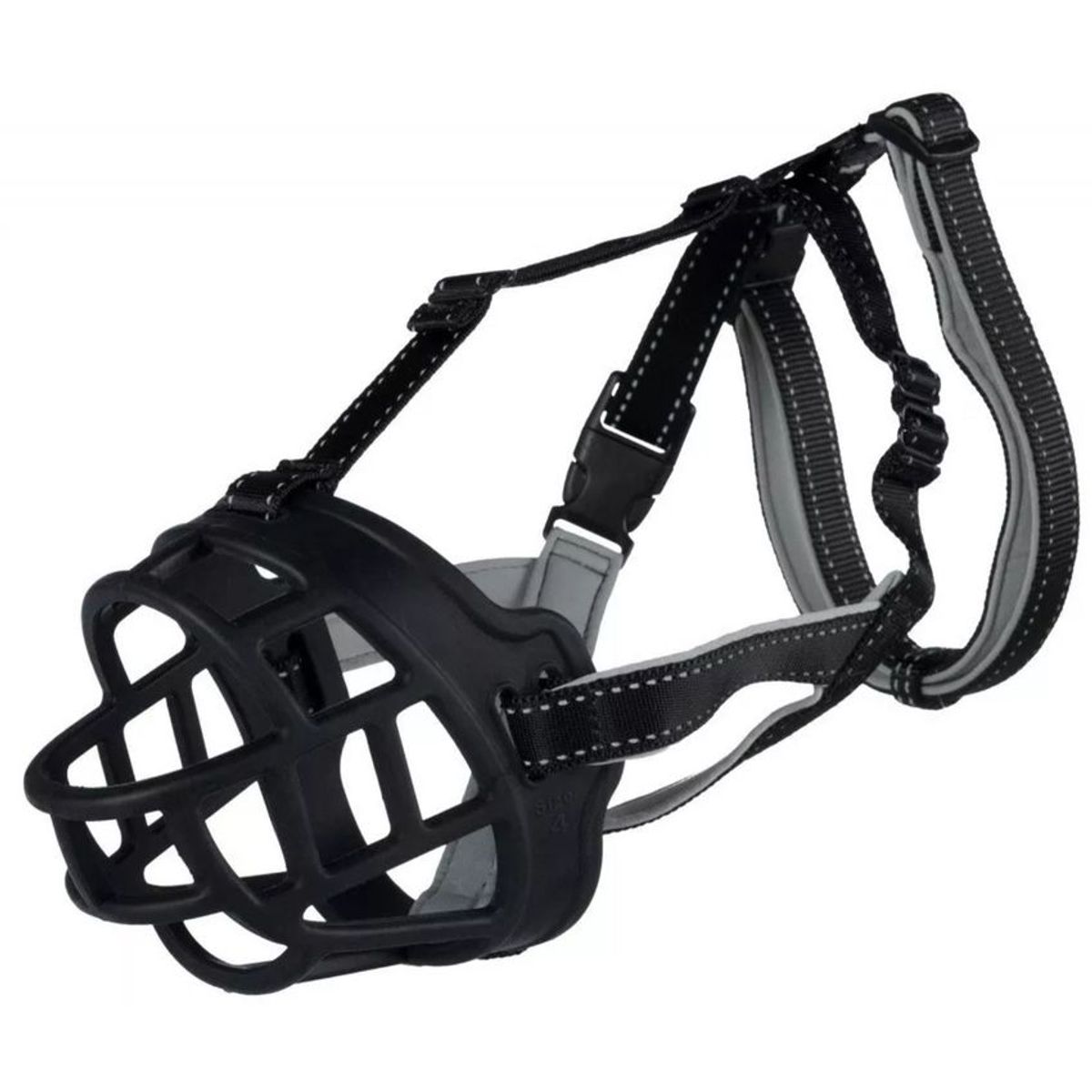 TRIXIE - Bozal Perro Trixie Flex Silicona Protege Beber Agua Talla S