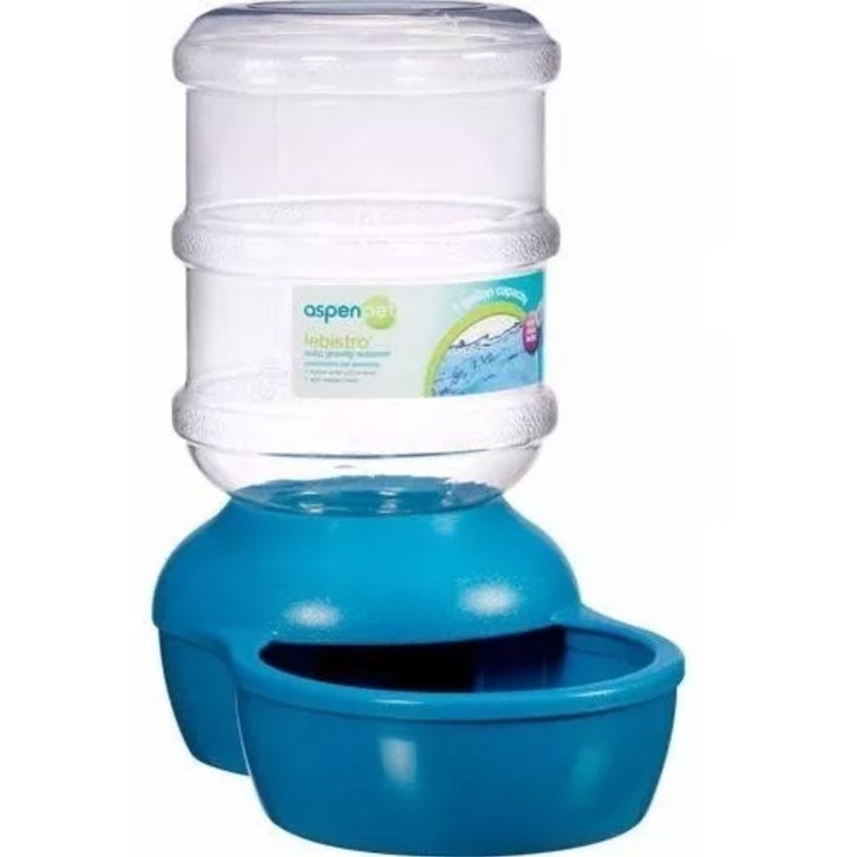 PETMATE - Bebedero Automatico Gravedad Petmate Perro Gatos Azul 15 Lt