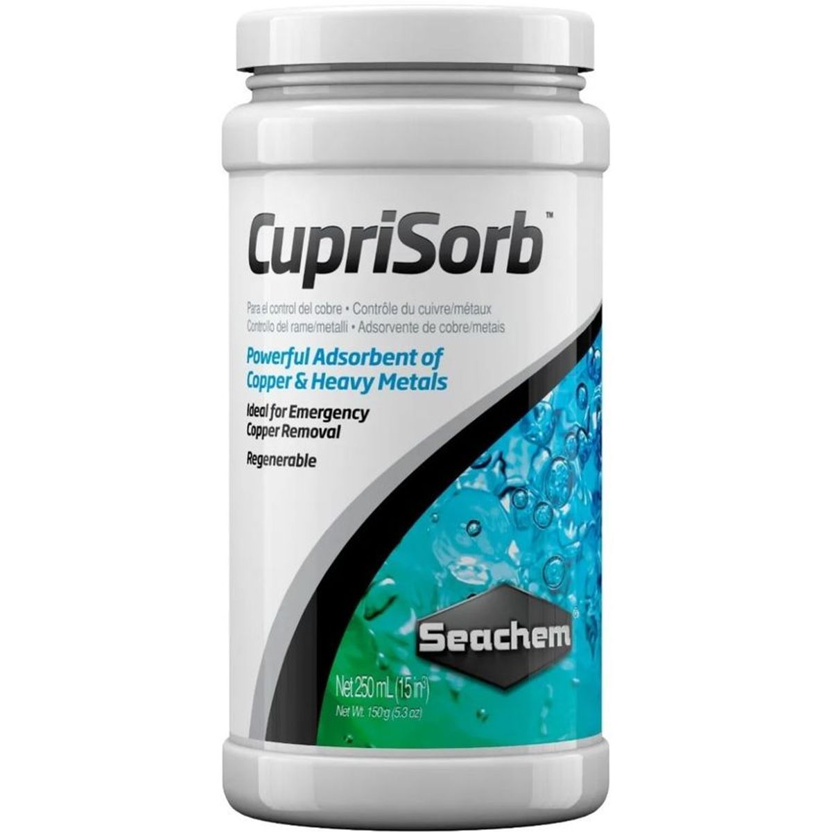 SEACHEM - Seachem Cuprisorb 250ml Absorbe Cobre Metales Pesados