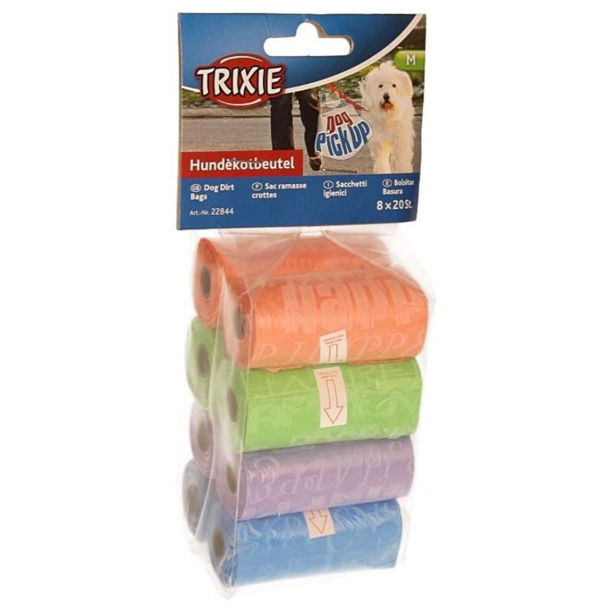TRIXIE - Bolsa Excremento Perros Trixie Medium 8 Rollos X 20 Unidades