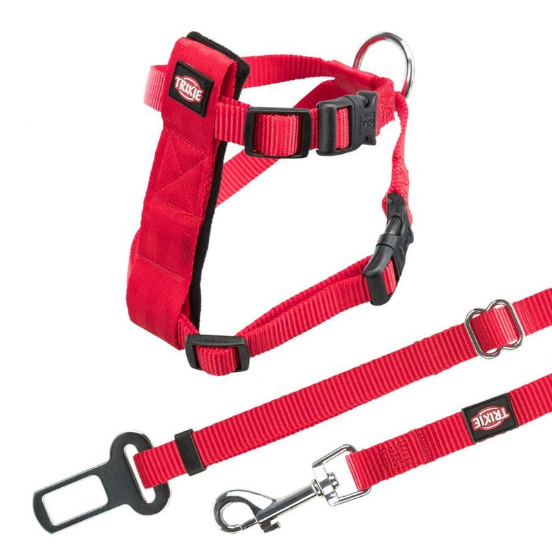 TRIXIE - Arnés Correa Gatos Cinturón Seguridad Vehículo 25-50 Cm