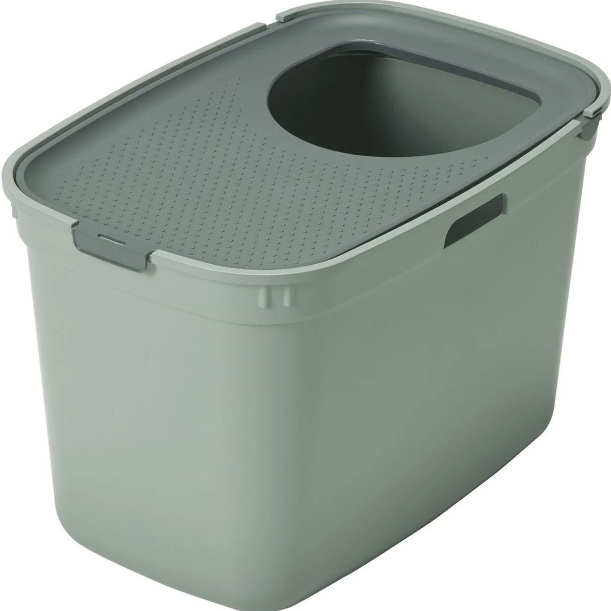 MODERNA - Arenero Sanitario Moderna Top Cat Entrada Superior Gris