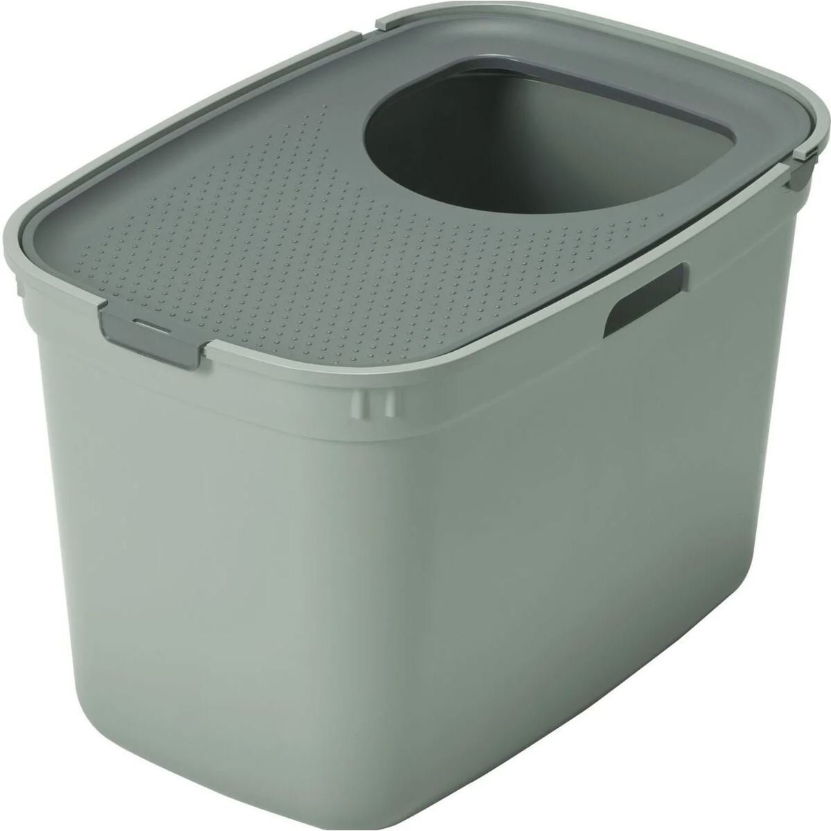 MODERNA - Arenero Sanitario Moderna Top Cat Entrada Superior Gris