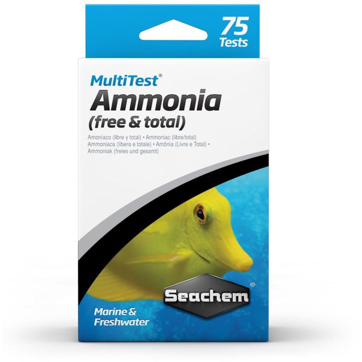 SEACHEM - Seachem Multi Test Ammonia 75 Pruebas Amoniaco
