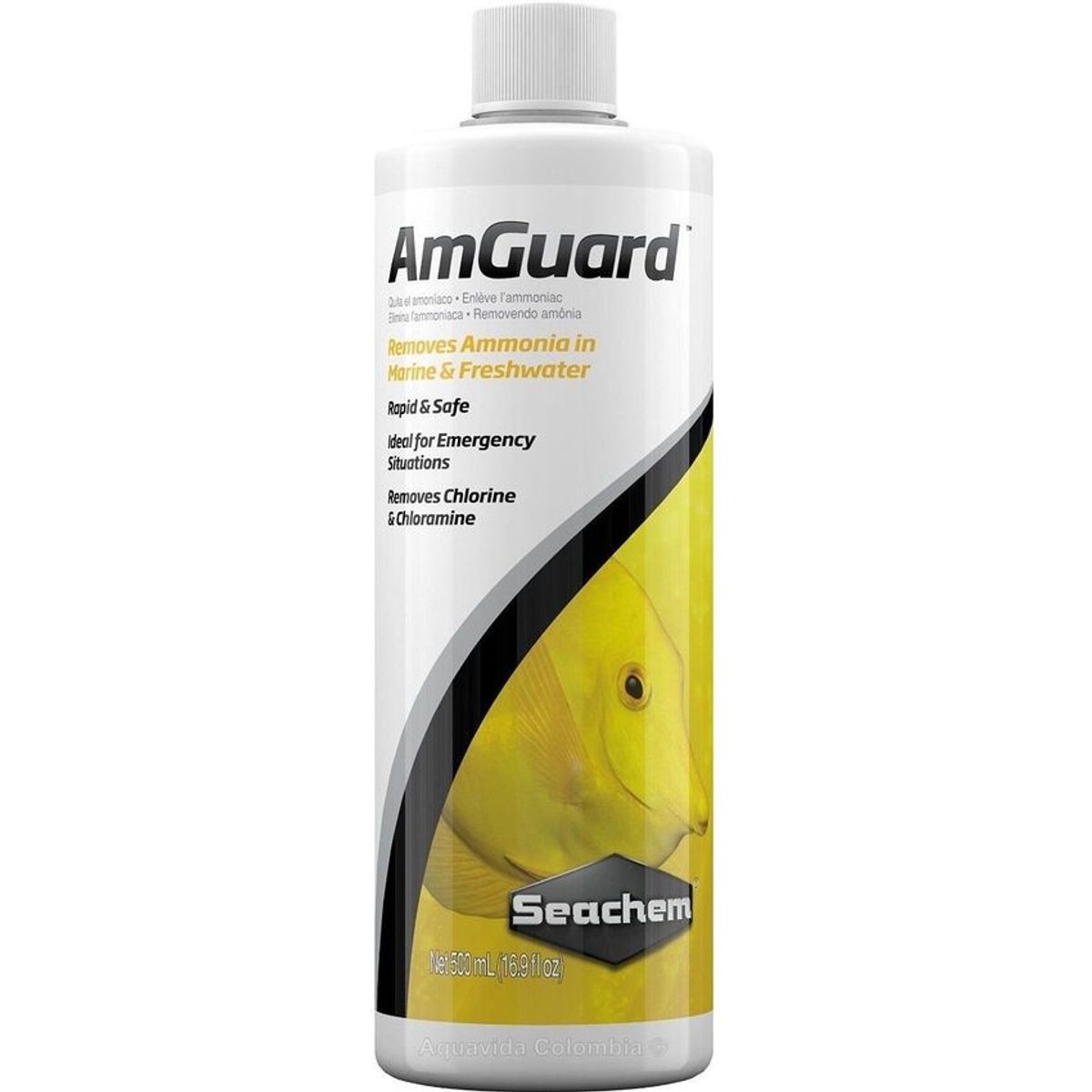 SEACHEM - Seachem Amguard Acondicionador Eliminador Amonios 500ml