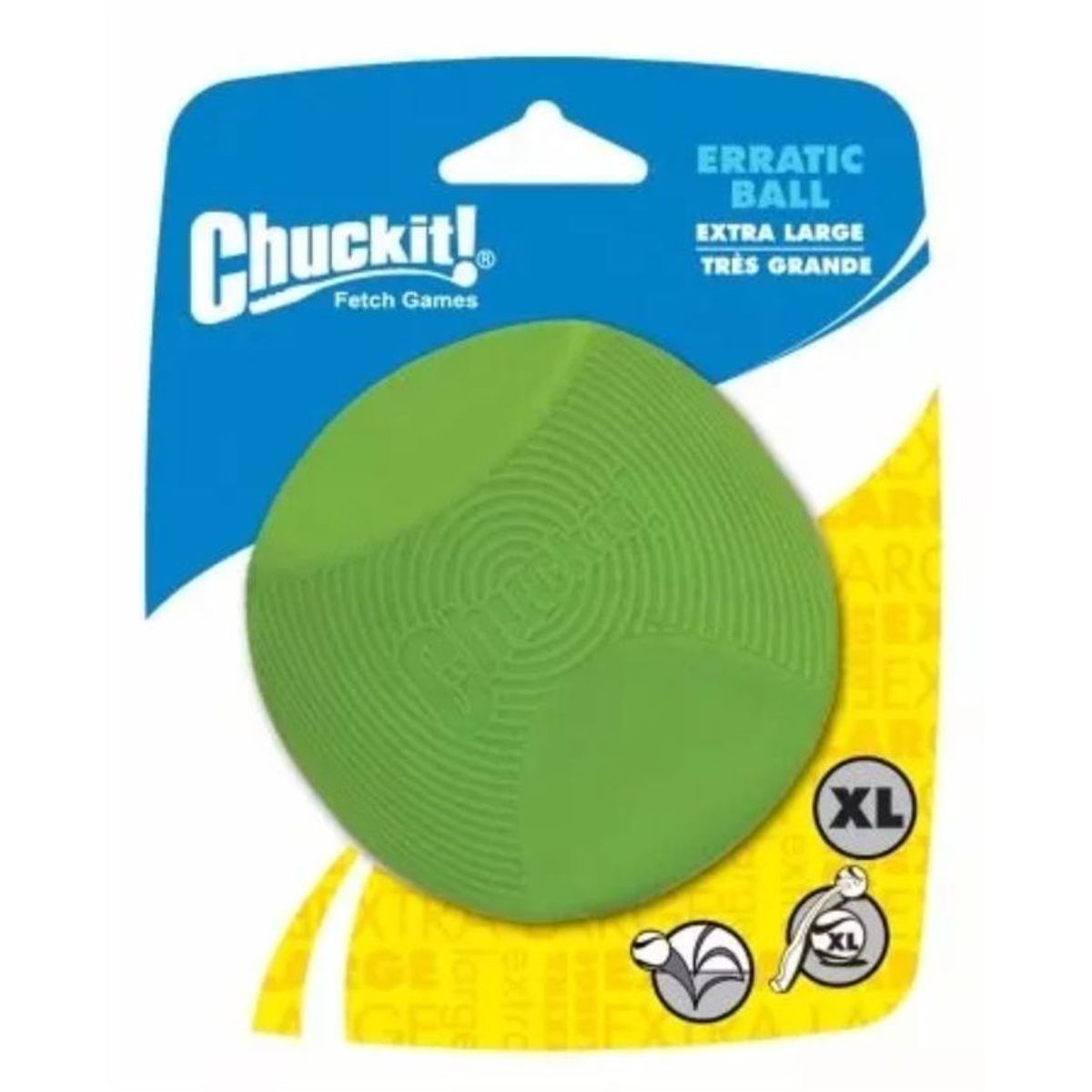 PETMATE - Chuckit Pelota Rebote Irregular Juguete Perros Talla XL
