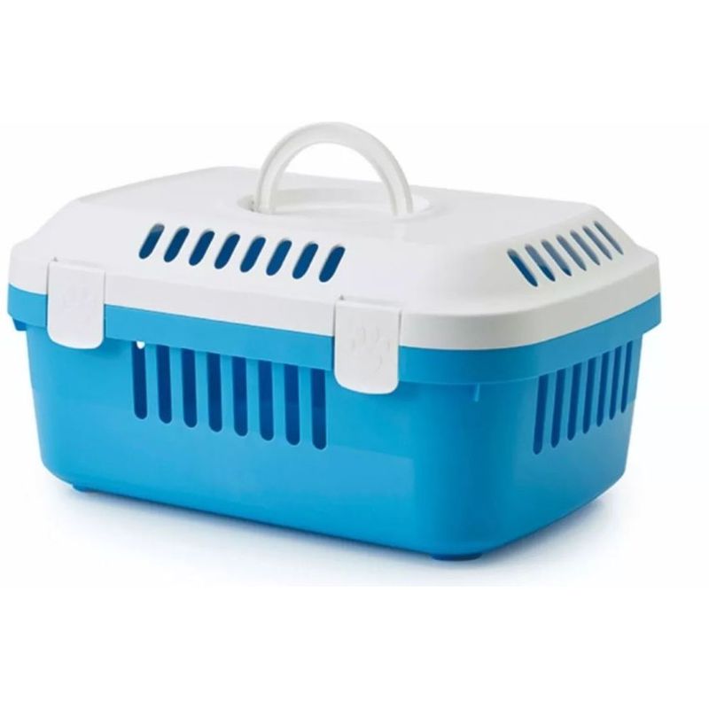 SAVIC PETS FAVOURITE - Huacal Guacal Perros Gatos Savic Discovery Azul Hasta 5kg