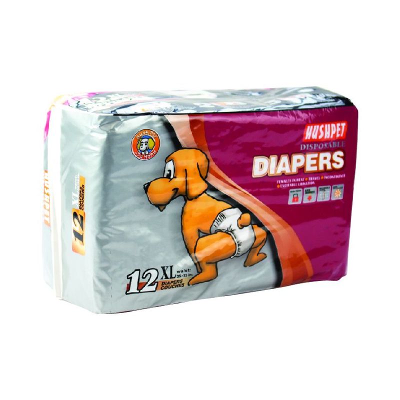 PETMATE - Pañales Desechables Perros Talla Xl 12 Unidades