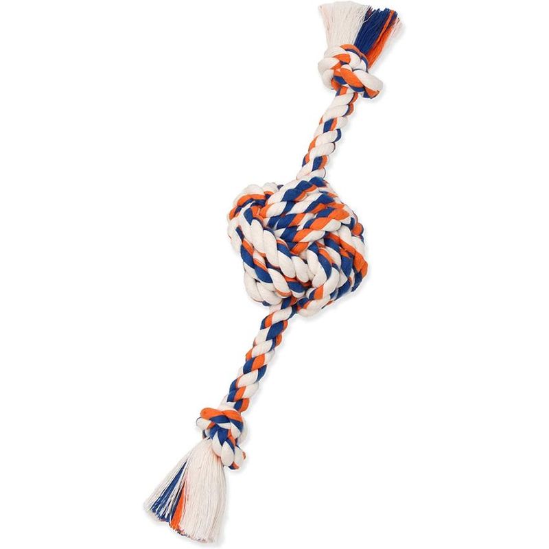 MAMMOTH - Juguete Perros Cuerda Con Bolas Mammoth Pelota Nudos Small