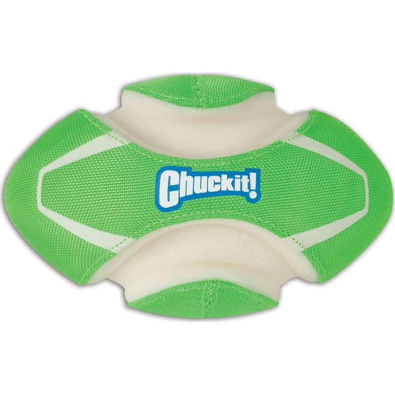 PETMATE - Juguete Perros Chuckit Fumble Fetch Max Glow Fluorescente