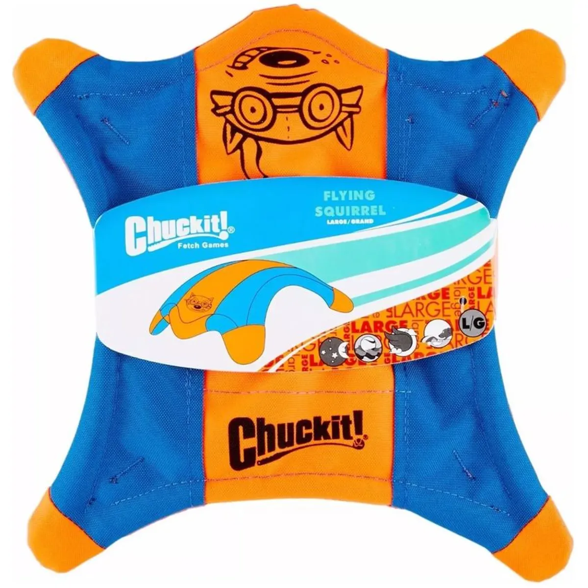 PETMATE - Juguete Perros Chuckit Flying Squirrel Ardilla Large