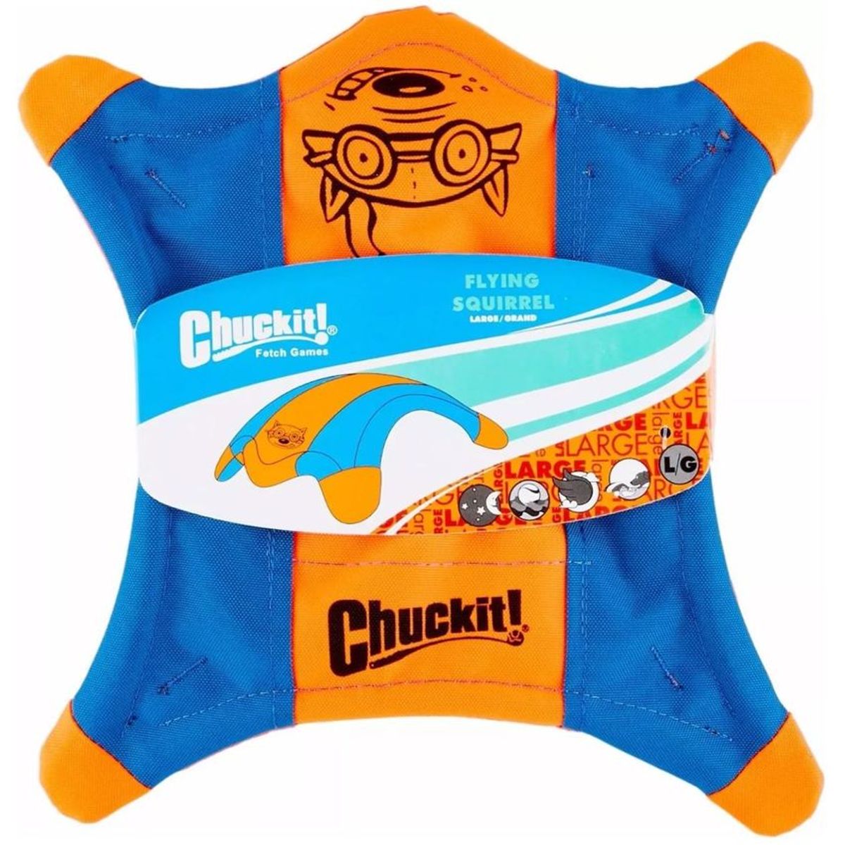 PETMATE - Juguete Perros Chuckit Flying Squirrel Ardilla Large