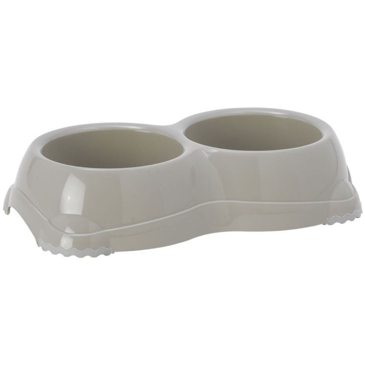 MODERNA - Comedero Bebedero Perros Gatos Antideslizante Gris 330ml