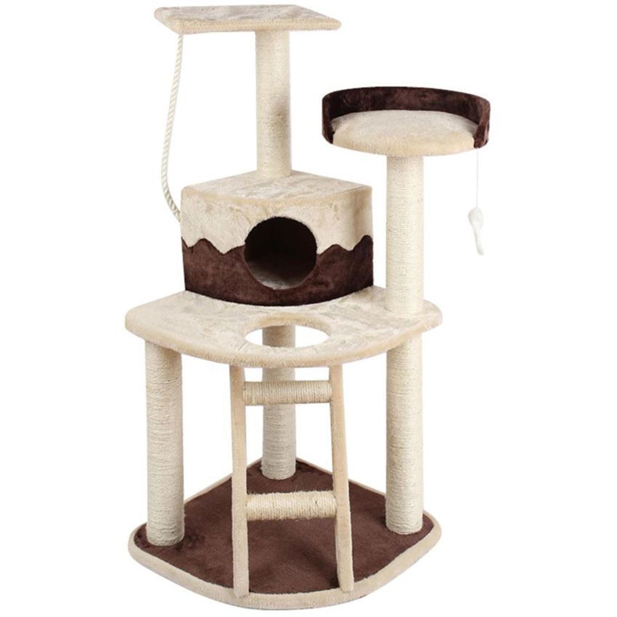 JARA PETS - Gimnasio Para Gatos Shw2123-1 Hilo Sisal Altura 120cm