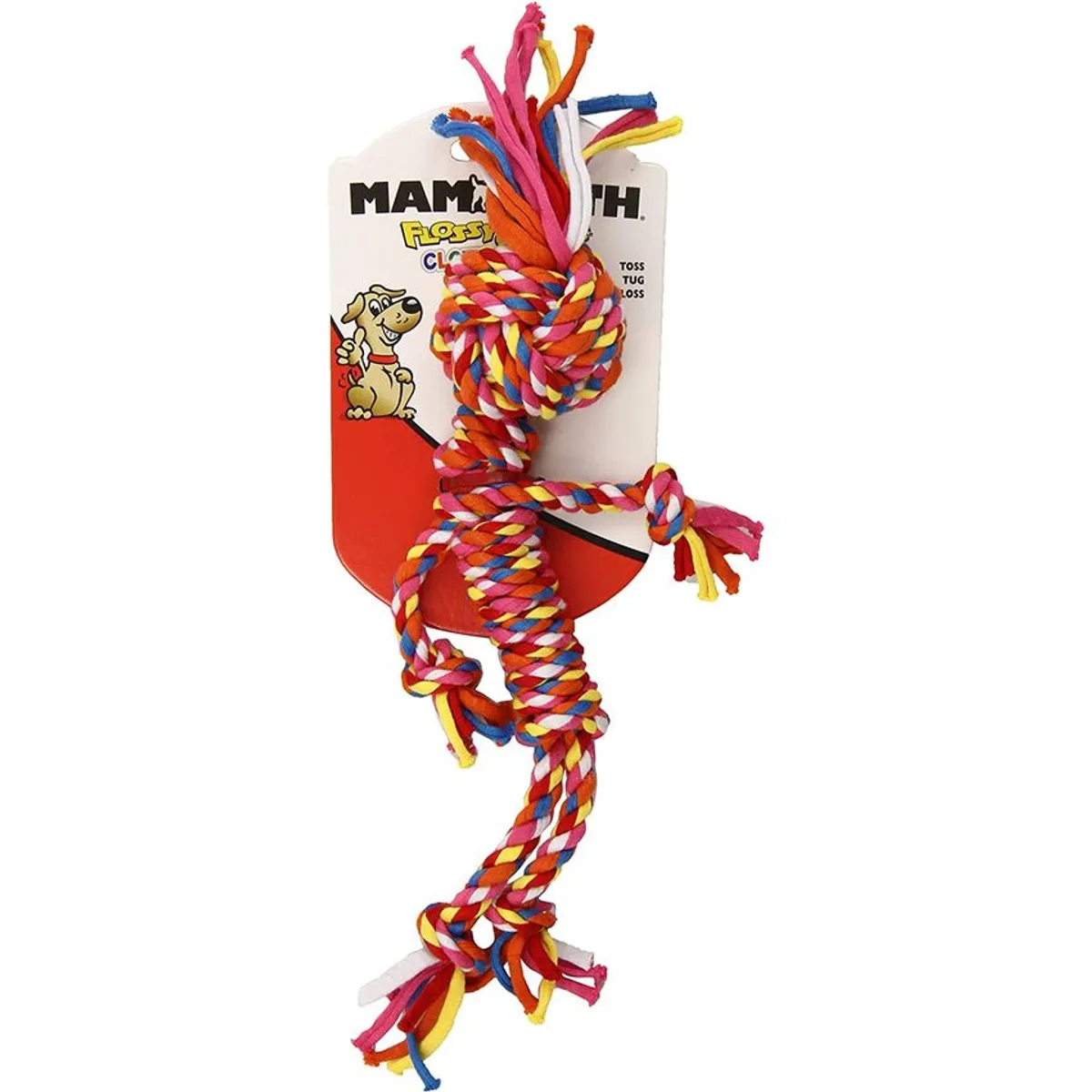 MAMMOTH - Juguete Perros Cloth Hombre Cuerda Mammoth Pelota Small