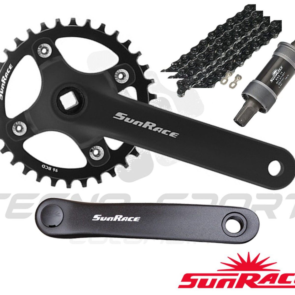 SUNRISE - Grupo Sunrace 9 Velocidades Monoplato Bicicleta Mtb 11-50